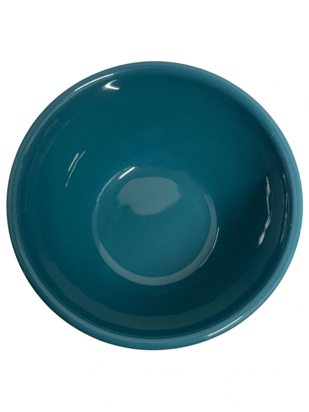 Anthropologie Dark Teal Ceramic Latte Cereal Bowl